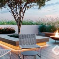 DF345 Vila Clementino - Lounge com lareira DF345 Vila Clementino - Lounge com lareira