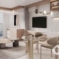 DF345 Vila Clementino - Perspectiva living 48m² DF345 Vila Clementino - Perspectiva living 48m²