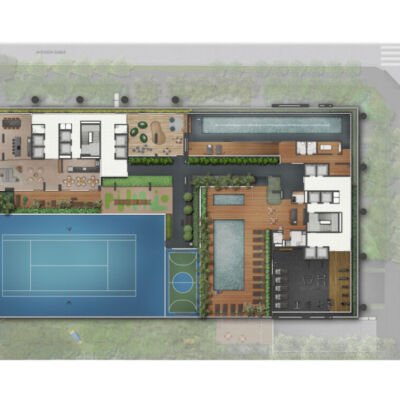 Casa Sabiá - Implantação 5º pavimento Casa Sabiá - Implantação 5º pavimento