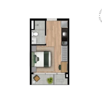 Moma Moema Studios - Planta 24m² - Studio+ Moma Moema Studios - Planta 24m² - Studio+