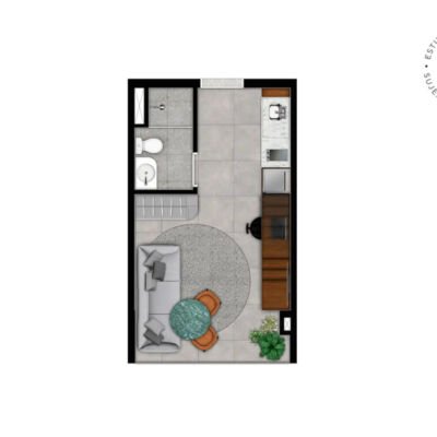 Moma Moema Studios - Planta 24m² - Studio+ inferior Moma Moema Studios - Planta 24m² - Studio+ inferior