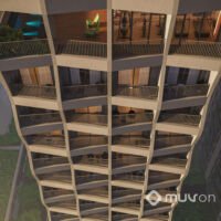 NDK Studios Moema - Fachada detalhe NDK Studios Moema - Fachada detalhe