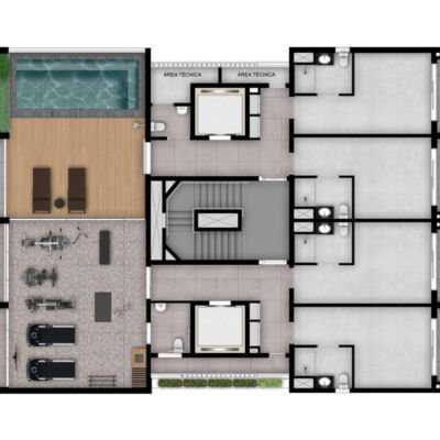 NDK Studios Moema - Implantação cobertura NDK Studios Moema - Implantação cobertura