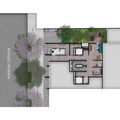 NDK Studios Moema - Implantação térreo NDK Studios Moema - Implantação térreo