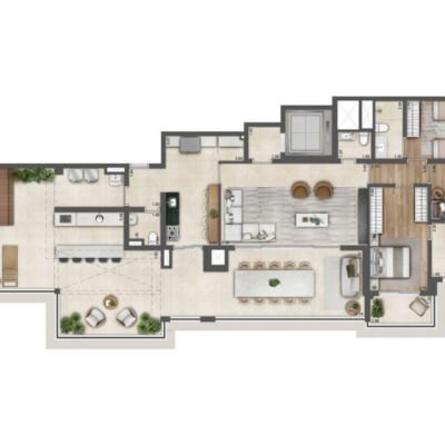 Alive Home Resort - Planta 211m² - Penthouse Alive Home Resort - Planta 211m² - Penthouse