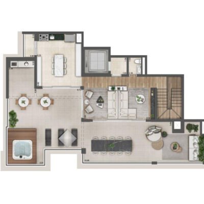 Alive Home Resort - Planta 350m² - Duplex superior Alive Home Resort - Planta 350m² - Duplex superior