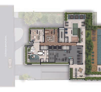 MAC Ibirapuera - Implantação lazer MAC Ibirapuera - Implantação lazer