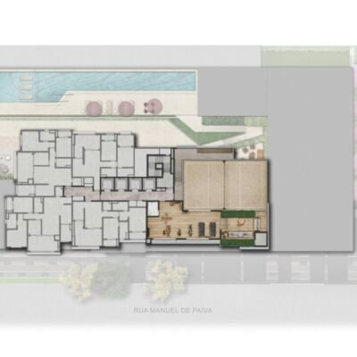 Quattri Cyrela Vila Mariana - Implantação lazer 21º pavimento Quattri Cyrela Vila Mariana - Implantação lazer 21º pavimento