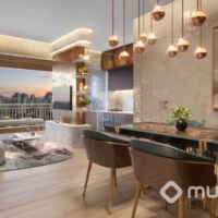 Quattri Cyrela Vila Mariana - Perspectiva living 47m² Quattri Cyrela Vila Mariana - Perspectiva living 47m²