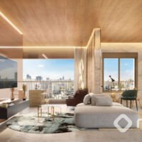 Quattri Cyrela Vila Mariana - Perspectiva living 66m² Quattri Cyrela Vila Mariana - Perspectiva living 66m²