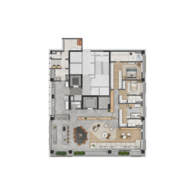 Ayya Jardins - Planta 288m² - Opção 3 suítes Ayya Jardins - Planta 288m² - Opção 3 suítes