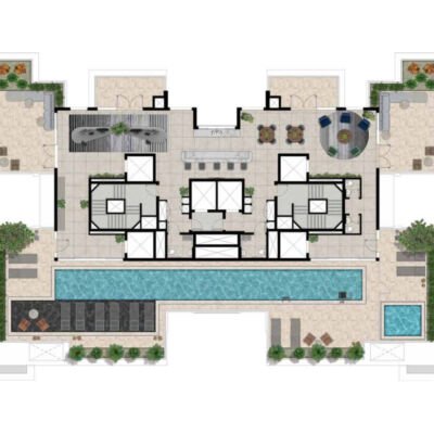 Haute Brooklin by EZ - Implantação 31º pavimento Haute Brooklin by EZ - Implantação 31º pavimento