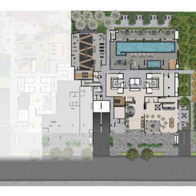 Haute Brooklin by EZ - Implantação térreo Haute Brooklin by EZ - Implantação térreo