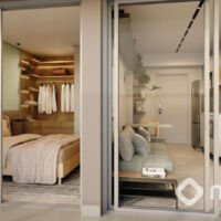 Helbor Patteo Vila Mariana Life & Office - Perspectiva  dorm 33m² Helbor Patteo Vila Mariana Life & Office - Perspectiva dorm 33m²