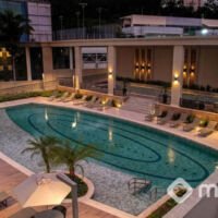 Only Cidade Jardim - Foto noturna piscina descoberta Only Cidade Jardim - Foto noturna piscina descoberta