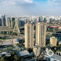 Only Cidade Jardim - Foto diurna com vista para o Brooklin Only Cidade Jardim - Foto diurna com vista para o Brooklin