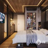 Air Brooklin - Perspectiva studio 32m² Air Brooklin - Perspectiva studio 32m²