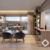 Dream View Sky Resort - Perspectiva living 91m² Dream View Sky Resort - Perspectiva living 91m²