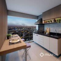 Dream View Sky Resort - Perspectiva terraço 64m² Dream View Sky Resort - Perspectiva terraço 64m²