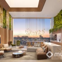 Escape Éden - Perspectiva living 90m² Escape Éden - Perspectiva living 90m²