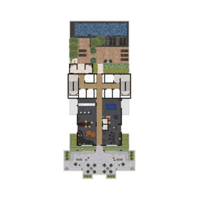 HUB Brooklin - Implantação rooftop HUB Brooklin - Implantação rooftop