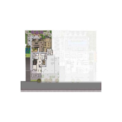 HUB Brooklin - Implantação térreo HUB Brooklin - Implantação térreo