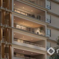 Lindenberg Alto de Pinheiros - Detalhe fachada Lindenberg Alto de Pinheiros - Detalhe fachada