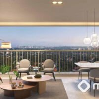 Lindenberg Alto de Pinheiros - Perspectiva living 220m² Lindenberg Alto de Pinheiros - Perspectiva living 220m²