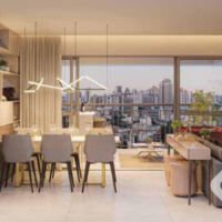 Eredità Parque da Mooca - Perspectiva living ampliado 92m² Eredità Parque da Mooca - Perspectiva living ampliado 92m²