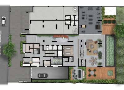 MAC Pinheiros - Implantação térreo MAC Pinheiros - Implantação térreo