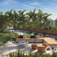 Península Vila Madalena - Lounge externo Península Vila Madalena - Lounge externo