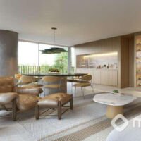 Península Vila Madalena - Perspectiva living 193m² decorado Península Vila Madalena - Perspectiva living 193m² decorado