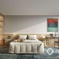 Península Vila Madalena - Perspectiva suíte master 193m² Península Vila Madalena - Perspectiva suíte master 193m²