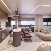 Arch Nazaré Residence - Perspectiva living 78m² Arch Nazaré Residence - Perspectiva living 78m²