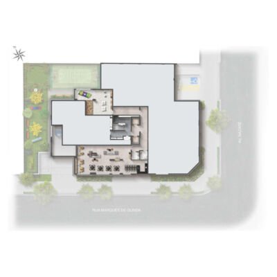 Arch Nazaré Urban - Implantação 1º andar Arch Nazaré Urban - Implantação 1º andar