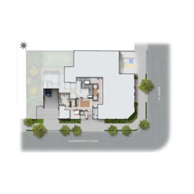 Arch Nazaré Urban - Implantação térreo Arch Nazaré Urban - Implantação térreo