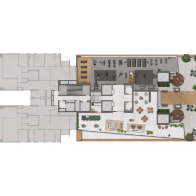 Lindenberg Alto das Nações - Implantação rooftop Lindenberg Alto das Nações - Implantação rooftop