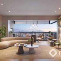 Lindenberg Alto das Nações - Perspectiva living 110m² Lindenberg Alto das Nações - Perspectiva living 110m²