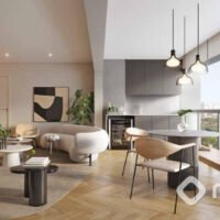 Lindenberg Alto das Nações - Perspectiva terraço 110m² Lindenberg Alto das Nações - Perspectiva terraço 110m²