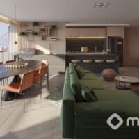 Maison Diogo - Perspectiva living 123m² Maison Diogo - Perspectiva living 123m²