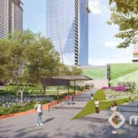 Praça Walter Torre Junior - Perspectiva Praça Walter Torre Junior - Perspectiva