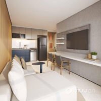 DOT 230 - Perspectiva living 44m² DOT 230 - Perspectiva living 44m²