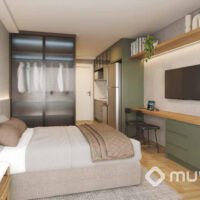 DOT 230 - Perspectiva Studio 23m² DOT 230 - Perspectiva Studio 23m²