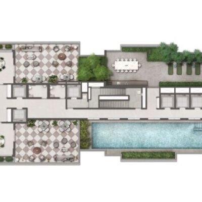 Heaven by Yoo Apartments - Implantação rooftop Heaven by Yoo Apartments - Implantação rooftop