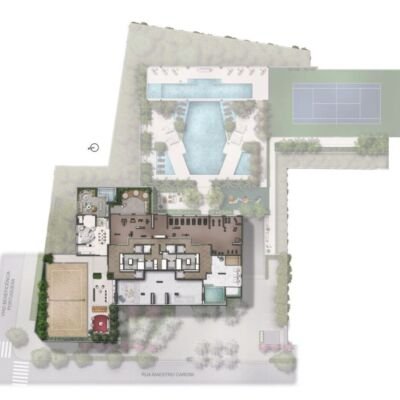 Heaven by Yoo Residences - Implantação 1º pavimento Heaven by Yoo Residences - Implantação 1º pavimento