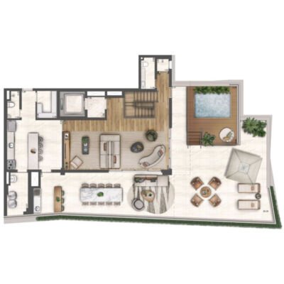 Heaven by Yoo Residences - Planta 512m² - Duplex superior Heaven by Yoo Residences - Planta 512m² - Duplex superior