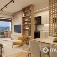 Helbor Patteo Vila Mariana Home - Perspectiva living 93m² Helbor Patteo Vila Mariana Home - Perspectiva living 93m²