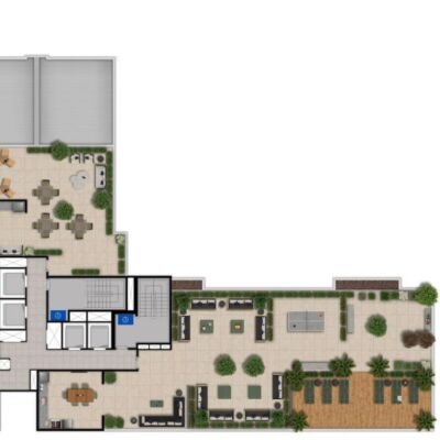 Mundo Apto Brooklin - Implantação rooftop Mundo Apto Brooklin - Implantação rooftop