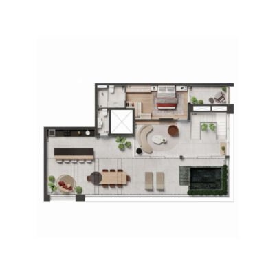 The Rose Vila Mariana | Torre Alba - Planta 280m² - Duplex superior The Rose Vila Mariana | Torre Alba - Planta 280m² - Duplex superior