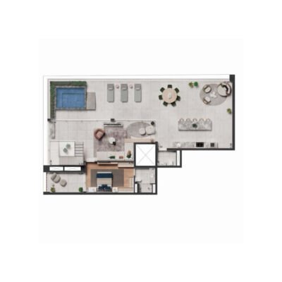 The Rose Vila Mariana | Torre Alba - Planta 348m² - Duplex superior The Rose Vila Mariana | Torre Alba - Planta 348m² - Duplex superior